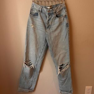Women's Pacsun jeans button front light wash jeans size 27